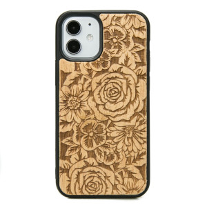 Drewniane Etui na iPhone 12 Mini RóżE ANIEGRE