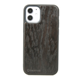 Drewniane Etui na iPhone 12 Mini DĄB WĘDZONY