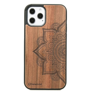 Drewniane Etui na iPhone 12 Pro Max MANDALA JABŁOŃ