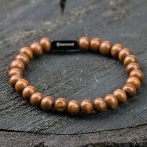 Bransoletka z koralików - Bewood Beads - Brown