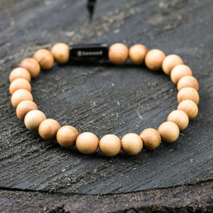 Bransoletka z koralików - Bewood Beads - Beige