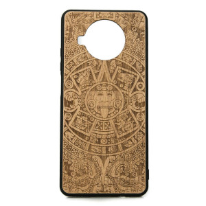 Drewniane Etui Xiaomi Mi 10T Lite KALENDARZ AZTECKI ANIEGRE