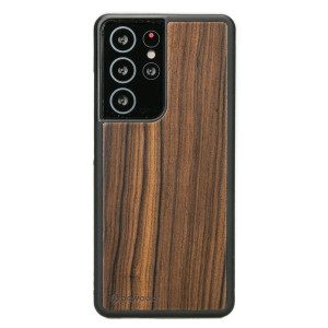Drewniane Etui na Samsung Galaxy S21 Ultra PALISANDER SANTOS