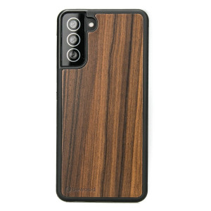 Drewniane Etui na Samsung Galaxy S21 Plus PALISANDER SANTOS