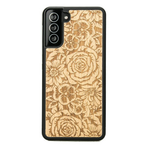 Drewniane Etui na Samsung Galaxy S21 RóżE ANIEGRE
