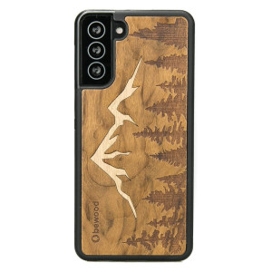 Drewniane Etui na Samsung Galaxy S21 GÓRY IMBUIA
