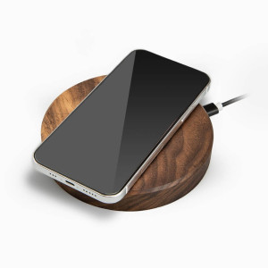 Ładowarka indukcyjna Bewood Slim Circle QI 15W Orzech