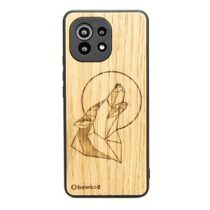 Drewniane Etui Xiaomi Mi 11 WILK DĄB