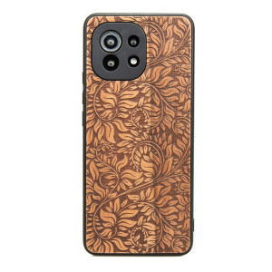 Drewniane Etui Xiaomi Mi 11 LIŚCIE JABŁOŃ