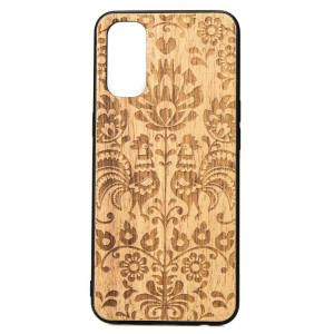 Drewniane Etui OPPO Reno 4 POLSKI FOLK ANIEGRE
