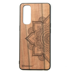 Drewniane Etui OPPO Reno 4 Pro 5G MANDALA JABŁOŃ