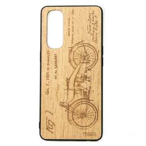 Drewniane Etui OPPO Reno 4 Pro 5G HARLEY PATENT ANIEGRE