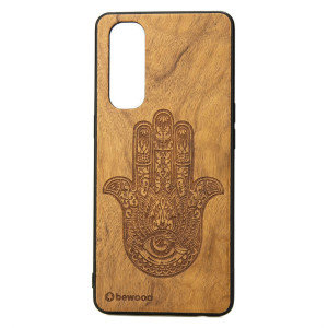 Drewniane Etui OPPO Reno 4 Pro 5G HAMSA IMBUIA