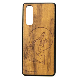 Drewniane Etui OPPO Reno 3 Pro WILK IMBUIA