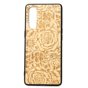 Drewniane Etui OPPO Reno 3 Pro RóżE ANIEGRE