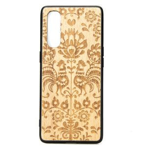 Drewniane Etui OPPO Reno 3 Pro POLSKI FOLK ANIEGRE