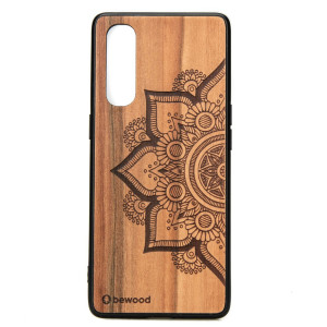 Drewniane Etui OPPO Reno 3 Pro MANDALA JABŁOŃ