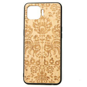 Drewniane Etui OPPO Reno 4 Lite POLSKI FOLK ANIEGRE