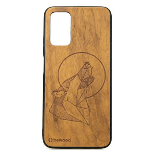 Drewniane Etui Xiaomi POCO M3 WILK IMBUIA