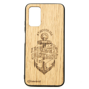 Drewniane Etui Xiaomi POCO M3 KOTWICA DĄB