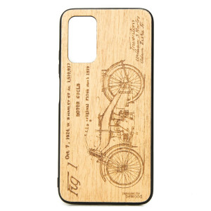 Drewniane Etui Xiaomi POCO M3 HARLEY PATENT ANIEGRE