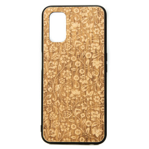Drewniane Etui Realme 7 5G KWIATY POLNE ANIEGRE