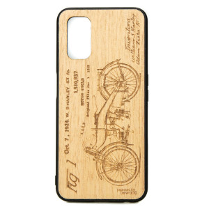 Drewniane Etui Realme 7 5G HARLEY PATENT ANIEGRE