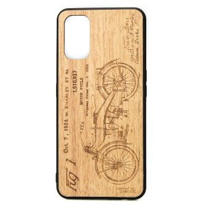 Drewniane Etui Realme 7 Pro HARLEY PATENT ANIEGRE