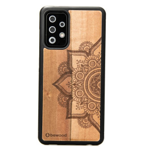 Drewniane Etui na Samsung Galaxy A52/A52s 5G MANDALA JABŁOŃ
