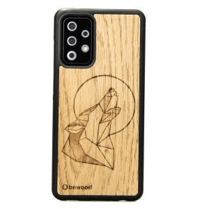 Drewniane Etui na Samsung Galaxy A72 5G WILK DĄB