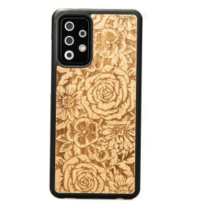 Drewniane Etui na Samsung Galaxy A72 5G RóżE ANIEGRE