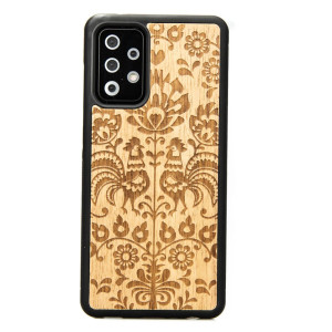 Drewniane Etui na Samsung Galaxy A72 5G POLSKI FOLK ANIEGRE