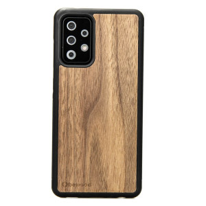 Drewniane Etui na Samsung Galaxy A72 5G ORZECH AMERYKAŃSKI