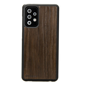 Drewniane Etui na Samsung Galaxy A72 5G DĄB WĘDZONY