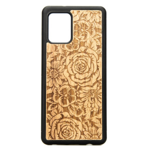 Drewniane Etui na Samsung Galaxy A42 5G RóżE ANIEGRE
