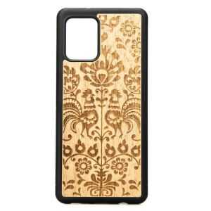 Drewniane Etui na Samsung Galaxy A42 5G POLSKI FOLK ANIEGRE