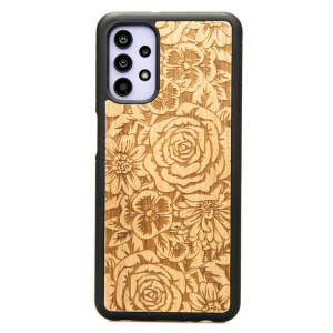 Drewniane Etui na Samsung Galaxy A32 5G RóżE ANIEGRE