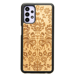 Drewniane Etui na Samsung Galaxy A32 5G POLSKI FOLK ANIEGRE