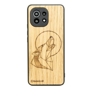 Drewniane Etui Xiaomi Mi 11 Lite / 5G / 5G NE WILK DĄB