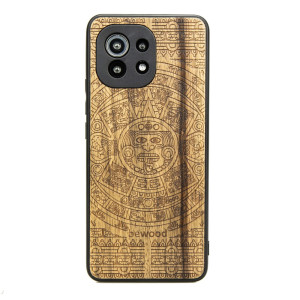 Drewniane Etui Xiaomi Mi 11 Lite / 5G / 5G NE KALENDARZ AZTECKI LIMBA
