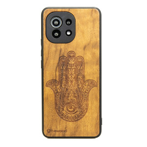 Drewniane Etui Xiaomi Mi 11 Lite / 5G / 5G NE HAMSA IMBUIA