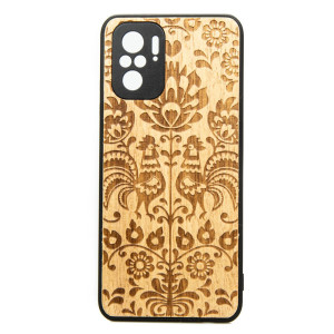 Drewniane Etui Xiaomi Redmi Note 10 POLSKI FOLK ANIEGRE