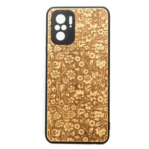 Drewniane Etui Xiaomi Redmi Note 10 KWIATY POLNE ANIEGRE