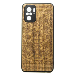 Drewniane Etui Xiaomi Redmi Note 10 KALENDARZ AZTECKI LIMBA