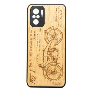 Drewniane Etui Xiaomi Redmi Note 10 HARLEY PATENT ANIEGRE