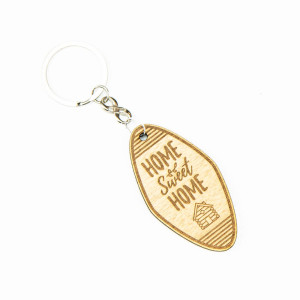 Drewniany Brelok Basic Home Sweet Home Aniegre