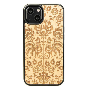 Drewniane Etui na iPhone 13 POLSKI FOLK ANIEGRE