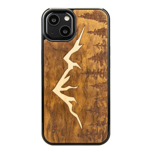 Drewniane Etui na iPhone 13 GÓRY IMBUIA