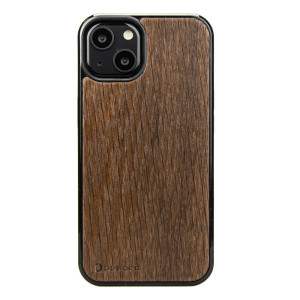 Drewniane Etui na iPhone 13 DĄB WĘDZONY