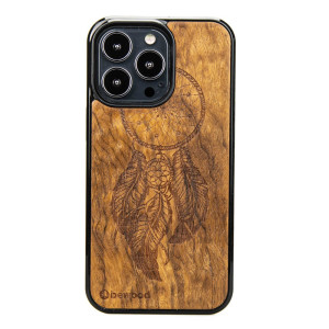 Drewniane Etui na iPhone 13 Pro ŁAPACZ SNÓW IMBUIA